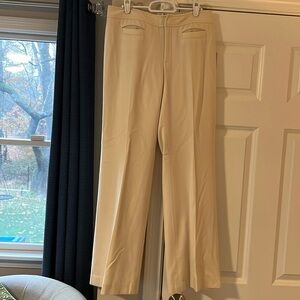 Woman’s banana republic cream Harrison wool & cashmere blend pants, size 2